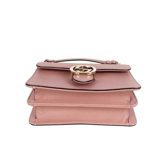 Gucci Dollar Calfskin Interlocking GG
Handbag Pink - Picture 5 of 13